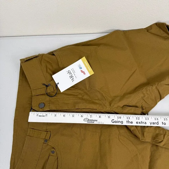 Rab Radius Shorts Men 32 Cumin Brown Gorpcore Hiking Outdoor QBU-67 - Picture 8 of 9